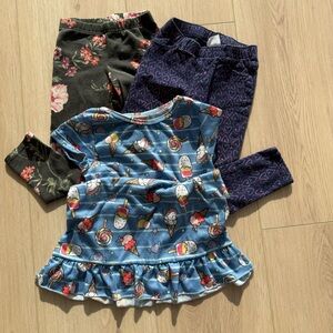 Leggings and Pajama dress